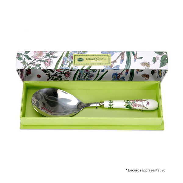 1 x 1 x 15 cm Multicolore Botanic Garden Servizio di forchette e cucchiaino da tè in Porcellana 